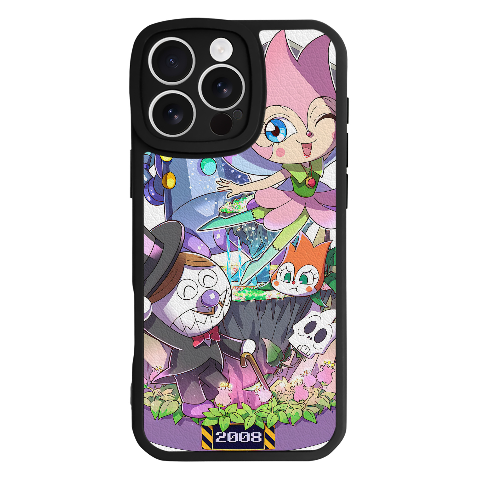 （画像用） アンパンマン Anpanman 【iPhone 16シリーズ対応】シリコンスマホケース（レザー調） 材質：シリコン